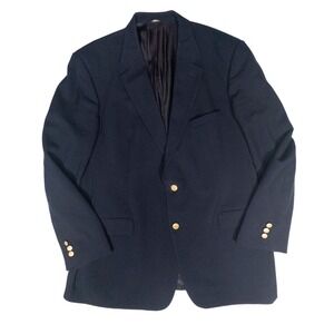 Brooks Brothers Navy Blazer with Gold Buttons